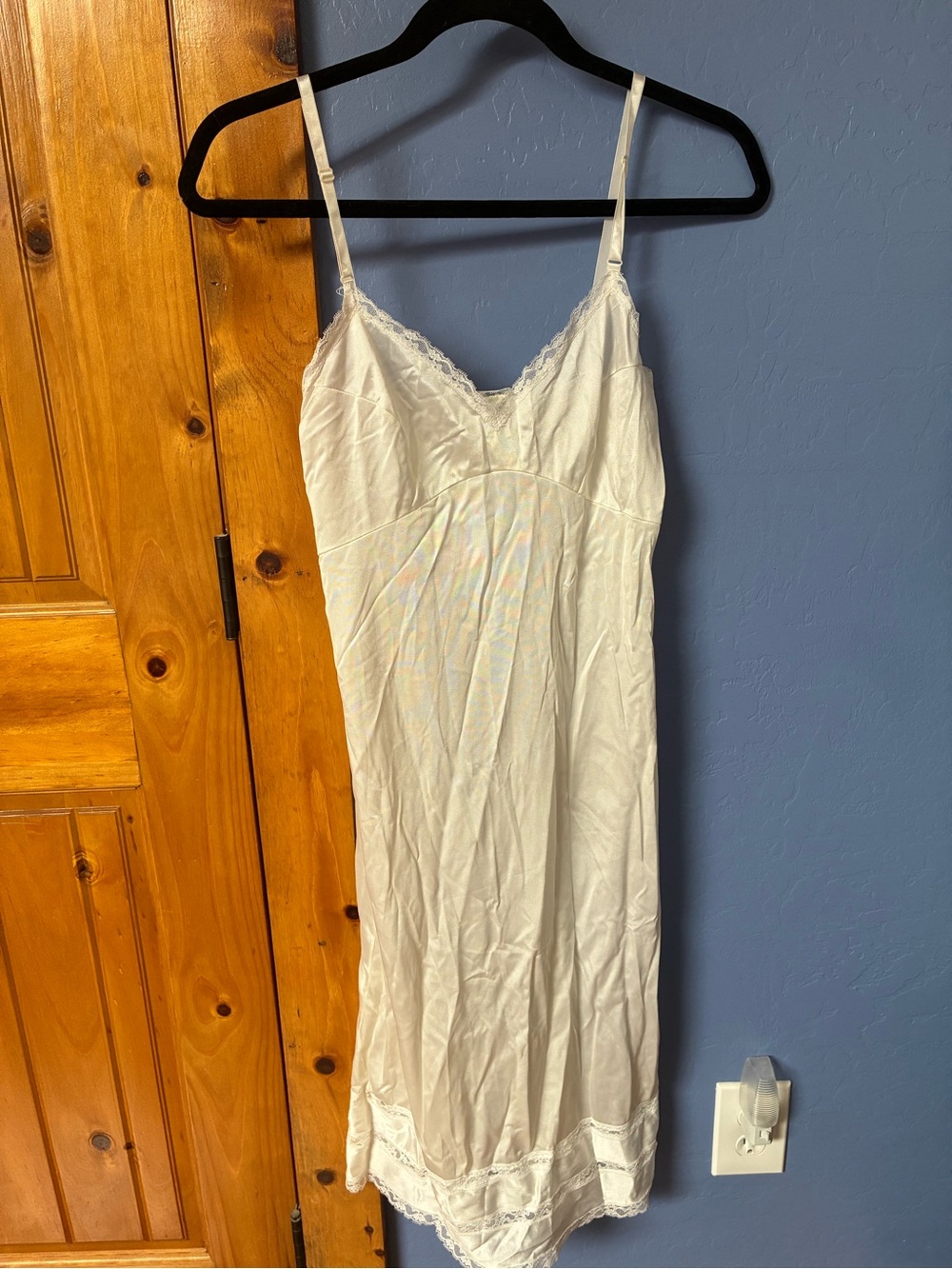 jcpenney Ivory Lace-Trim Slip